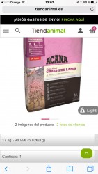Упаковка корма для собак ACANA с ягненком
